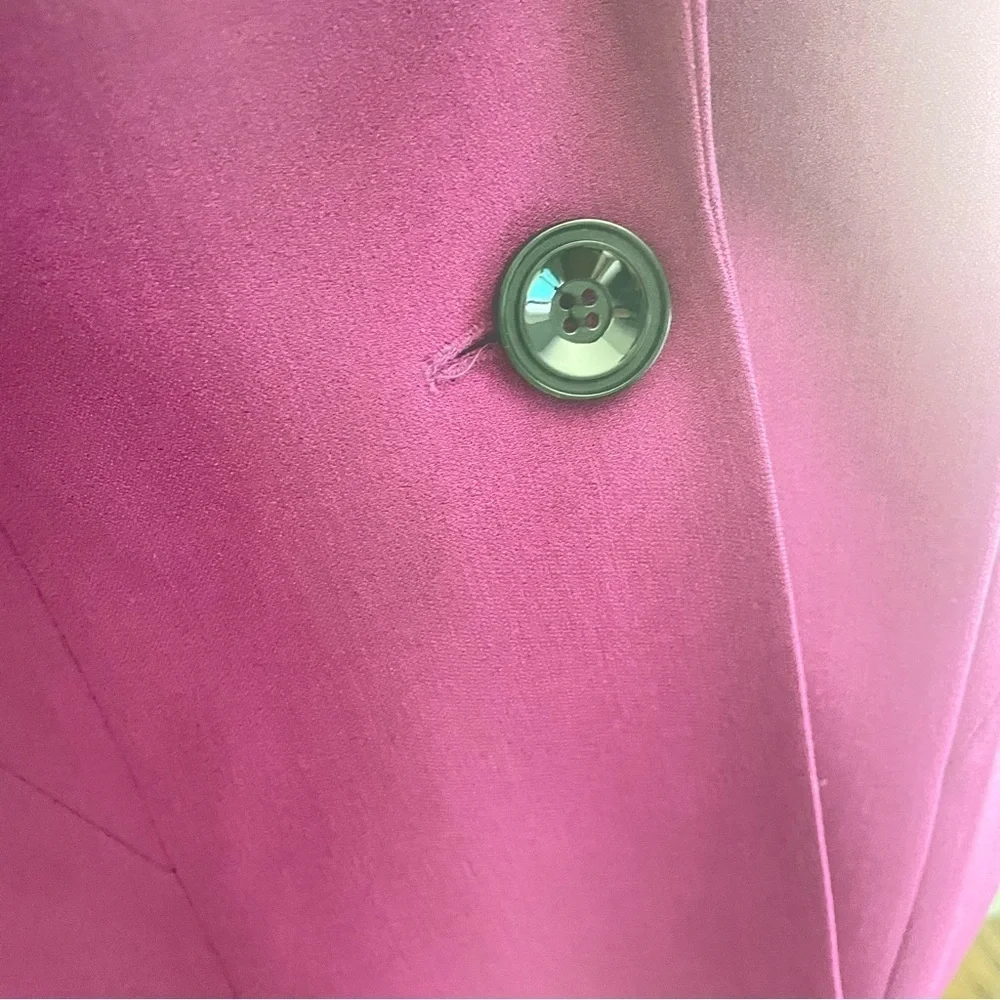 Jones Studio Women's Vibrant Magenta Blazer Size 8